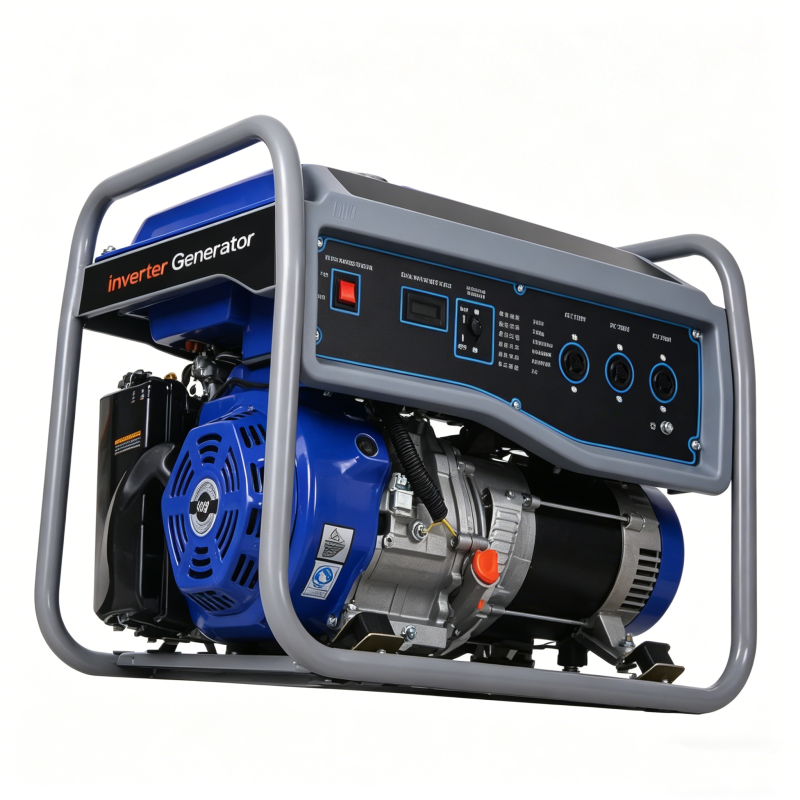 WII-6500 5.5kW 420cc Gasoline Generator for Home Backup 25L Fuel Tank 8.0h Runtime Hand/Electric Start