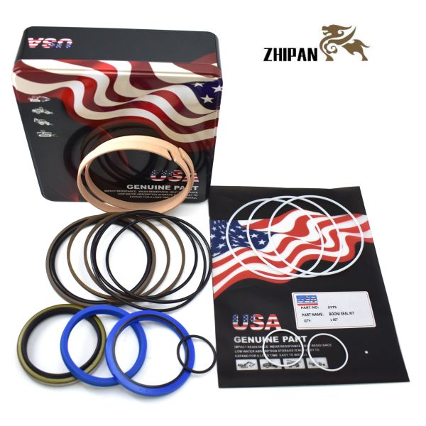 High-Quality SY75 Boom Cylinder Seal Kit for SANY Excavator  Durable Hydraulic Repair Seals