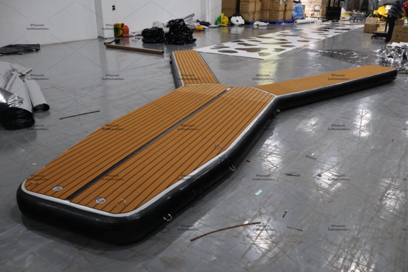 High Quality Y Shape Floating Jetski Dock Platform Inflatable Y Pontoon Jet Ski Boat Dock