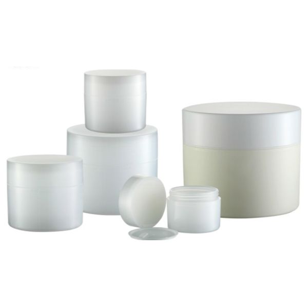 JL-JR809 Full PP Plastic Vacuum Cream Jar 15ml 30ml 50ml 100ml 200ml Double Wall
