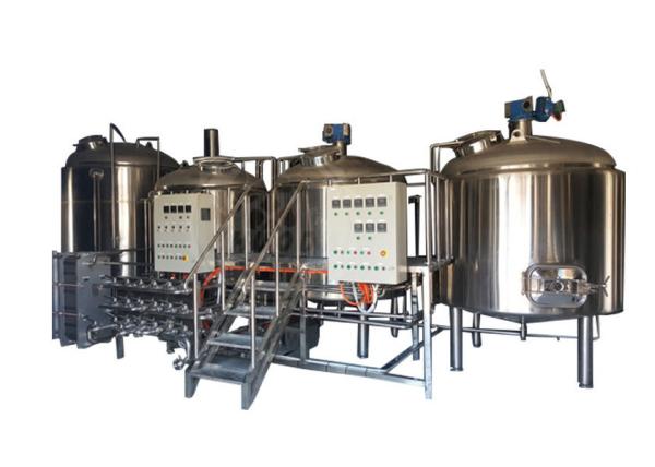 Electric Heating Small Brewery Equipment 500L Commercial Brew Kettle Eco Friendly