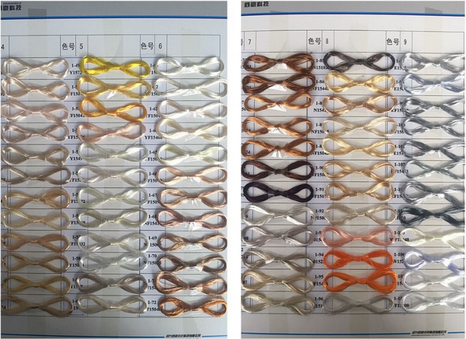 72F Dope Dyed Polyester Yarn / Semi Dull Polyester Yarn 300D For Embroidery / Knitting