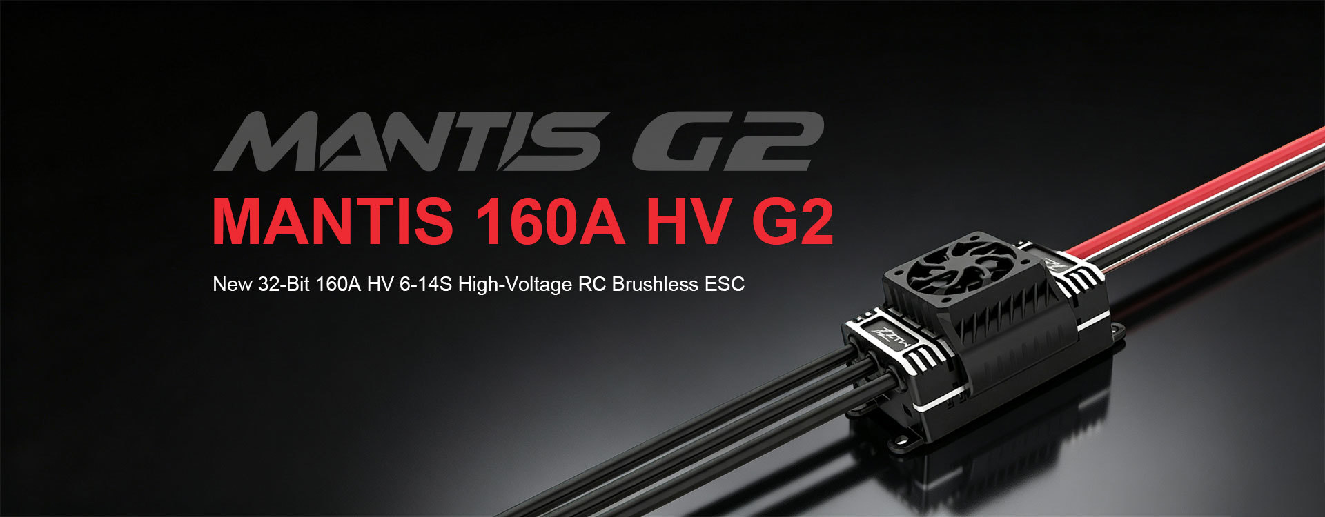 ZTW 160A ESC HV OPTO G2 32 Bit Extra Large EDF Jet Mantis ESC