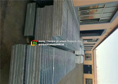 6m Long Stainless Steel Floor Grating Hot Dipped Galvanized For Platform / Pit Cover