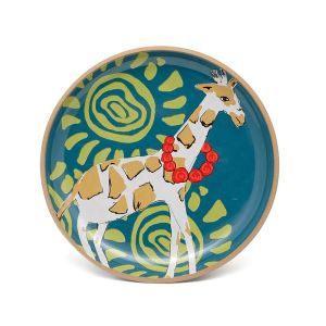 Керамика Каменное изделие Красивый дизайн Милое животное Печатный серый зеленый Хэллоуин Ужин Тарелки Керамика