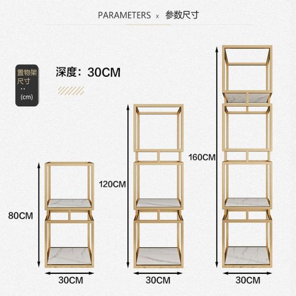 Big Metal Display Stand for Cubic Makeup Storage Eco-friendly Secondary Storage Boxes