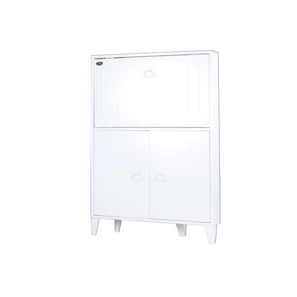 France Style Home Steel PC Desk Metal Home Storage Furniture