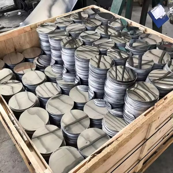 5.5mm 304 Stainless Steel Disc 201 316L Stainless Steel Circle For Food And Industry