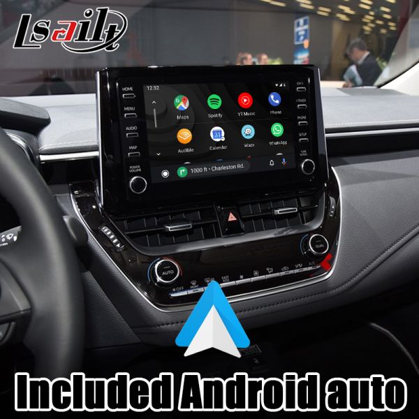 Интерфейс с CarPlay, автомобиль андроида PX6 4GB автоматический андроида, Yandex, YouTube для венчика 2018-2021 Avalon сиенны Тойота