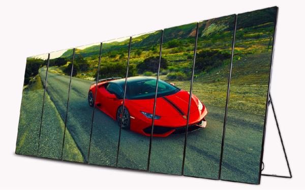 4G Wifi P1.9 P2.5 Smart Led Poster Display Ultra Thin Portable
