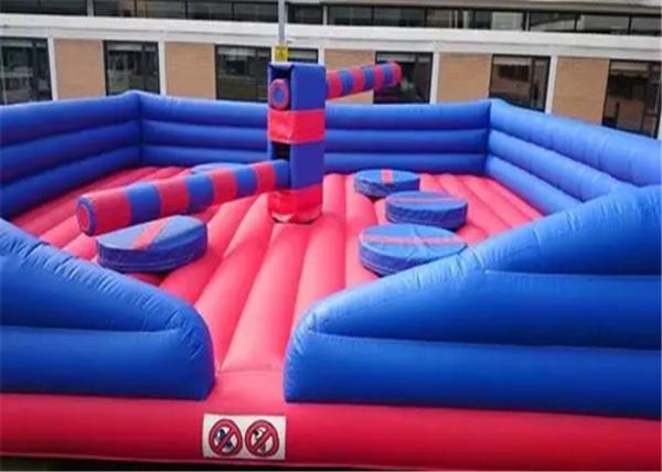 Commercial Inflatable Wipeout Course Fun Diameter 8m 0.55mm PVC Tarpaulin
