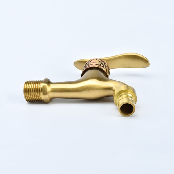 One Hole 90℃ 8.3L/Min Brushed Brass Kitchen Tap