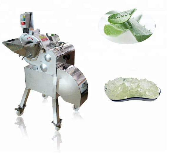 Máquina de corte en cuadritos modificada para requisitos particulares del cubo de Vera del áloe de 3P 12m m