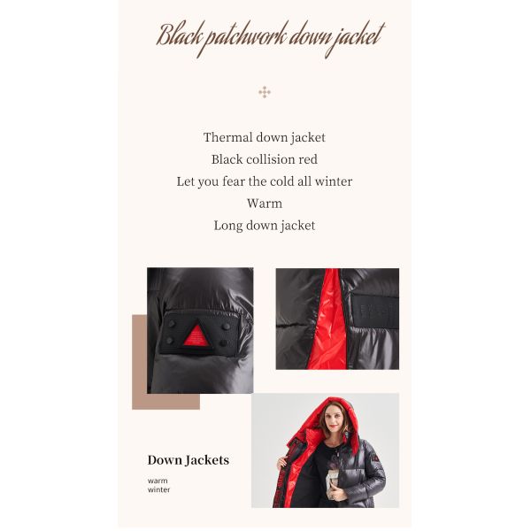 FODARLLOY New Collection Cotton-padded jacket women's mid-length winter clothing 2022