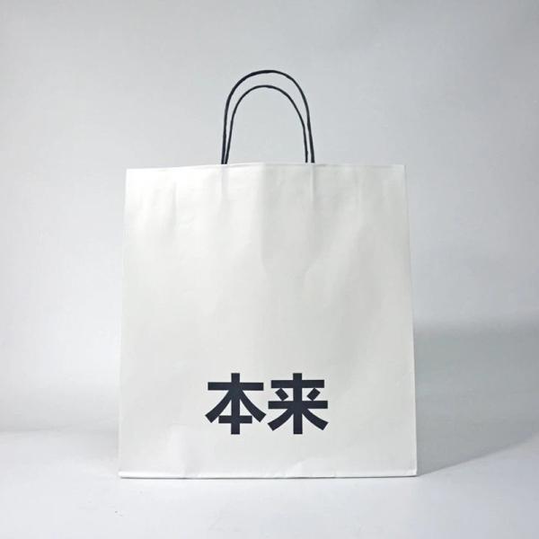 Turn Top Kraft Paper Handbags For Shoes Packaging Brown Twist Handle Paper Bags