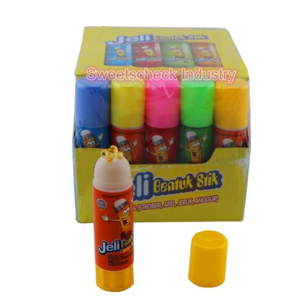 Supermarket Fruit Jelly Candy Liquid Jelly Jam In Stick Tube Halal Product