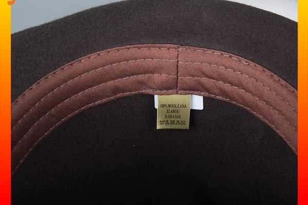 1088 Sun Accessory customized fashion mens fedora hats  wool felt hats