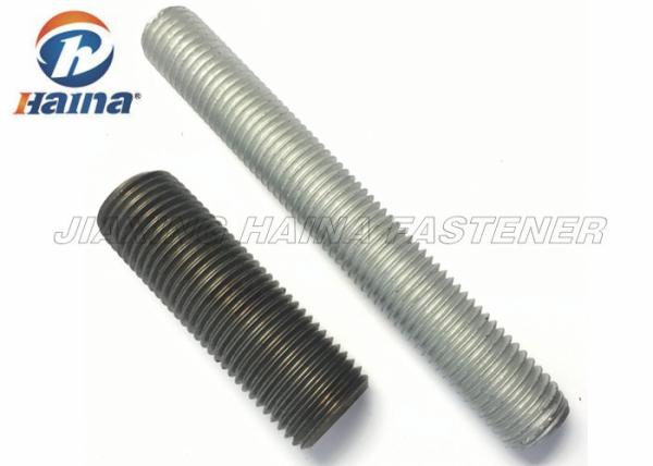 DIN975 Carbon Steel Material Black Coating Fully Threaded Rod For Building