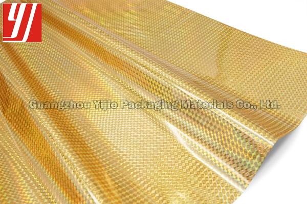Rolo dourado da folha do laser do ODM 1.28m*180m do quadrado