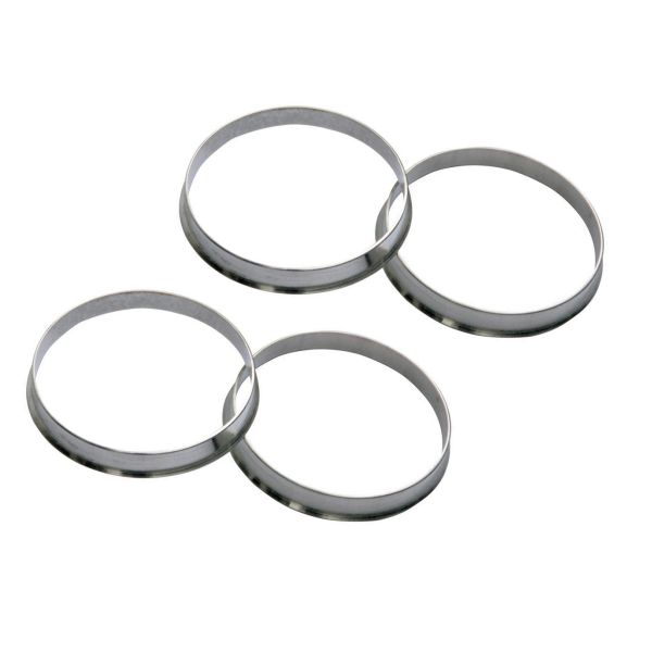 Four Pcs Aluminum Hub Rings , Wheel Hub Spacer Ring 10 Millimeter Thick