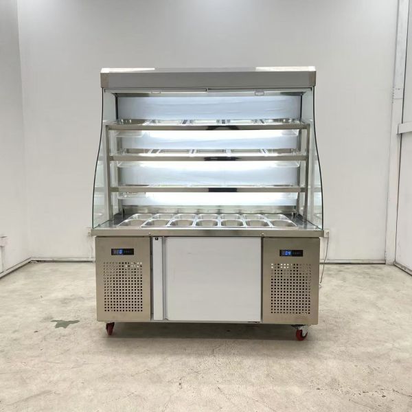 Hotpot Commercial Showcase Refrigerator Multi Deck Display Chiller