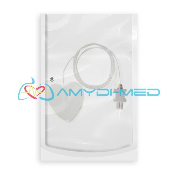 ICU Monitoring Esophageal Rectal Temperature Probe Disposable White PVC Cable