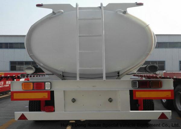 SS 24000L Fuel Tanker Semi Trailer , 2 Axle Fuel Transfer Trailer 24Kl - 27K Liter