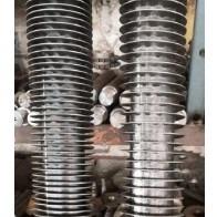 DELLOK Tubos elípticos em espiral de aço carbono