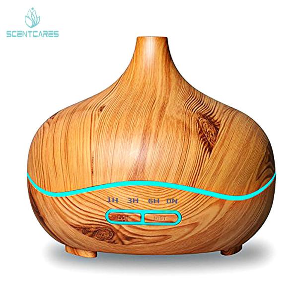 Humidificador ultrassônico remoto do aroma da grão de madeira