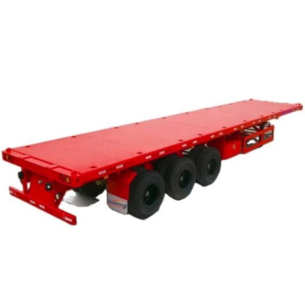 China Xianmang Flatbed Semi Trailer 40ft Transportation Flatbed Container Semi Trailer For Sale