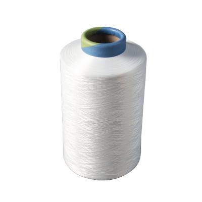 Fios de poliéster DTY 300D/96F Branco em bruto para tricô