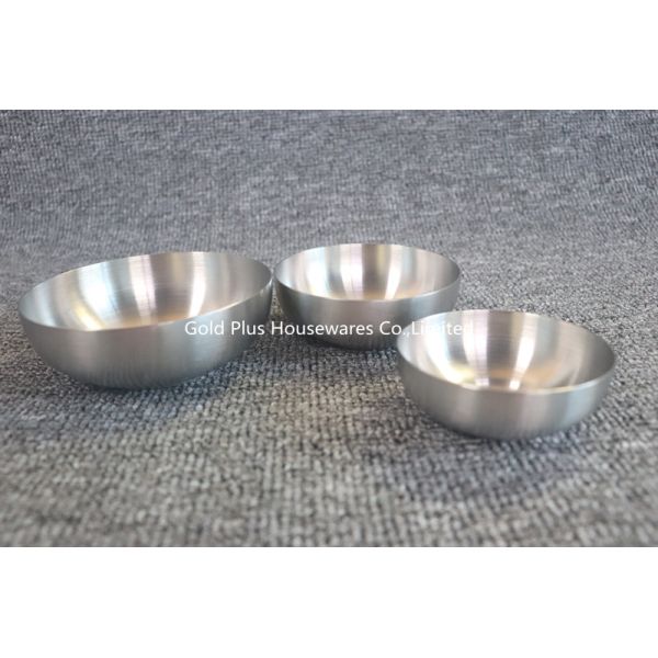 12cm Dia Metal Sauce Bowl For Home Tableware Vinegar SS Cereal Snack Dish