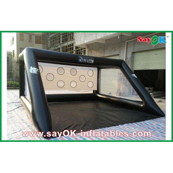 Durable 0.6mm PVC Inflatable Sports Games , Outdoor Inflatable Soccer Goal