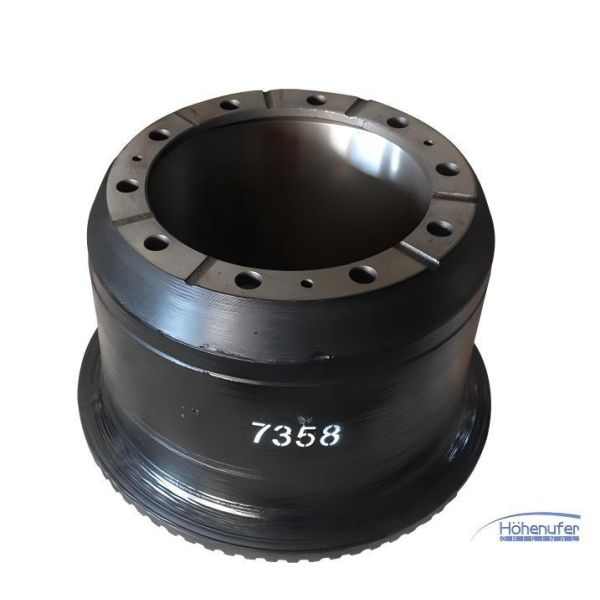 Heavy Duty Truck Brake Drums 7358 15X4 Rear Brake Drum For Trailers
