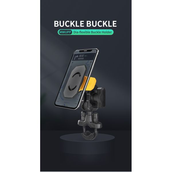 Сильная стабильность держатель пряжки основания переходника автомобиля телефона 360 градусов вращая двинутый под углом держателем