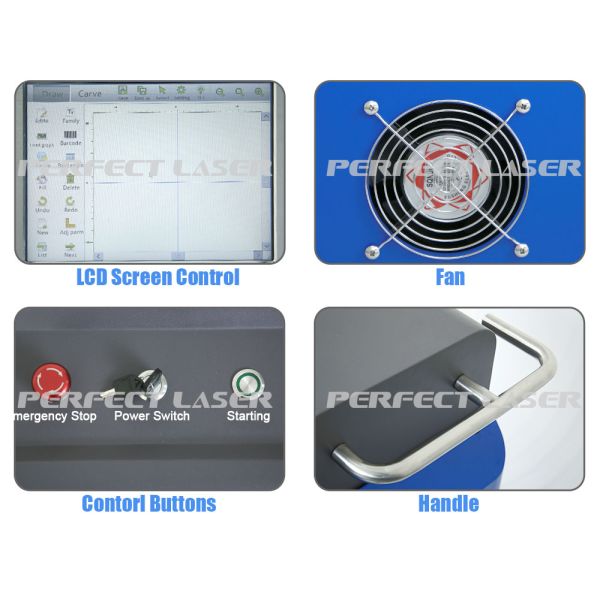 машина лазера удаления ржавчины уборщика лазера волокна 100w очищая для алюминия утюга нержавеющего