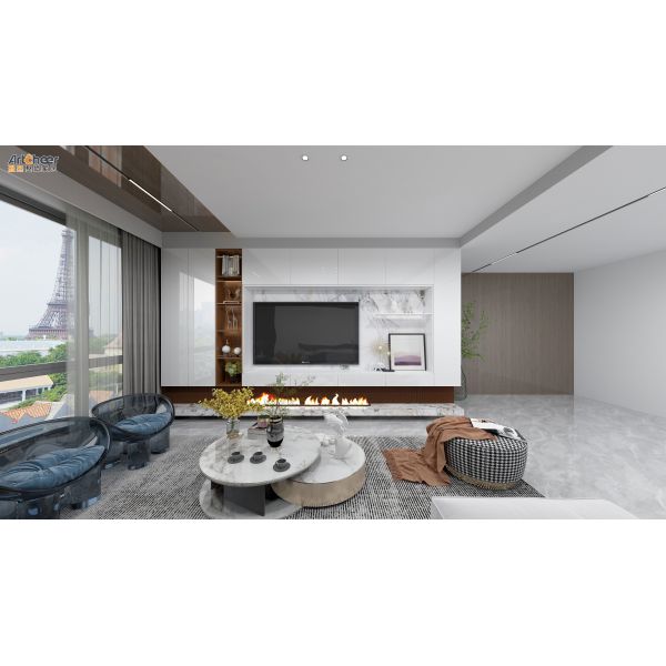 Высококачественные E1 Деревянные телевизоры Декоративные мебели для современной гостиной