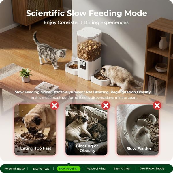 Smart WiFi Automatic Cat & Dog Feeder with Wide Angle Monitoring