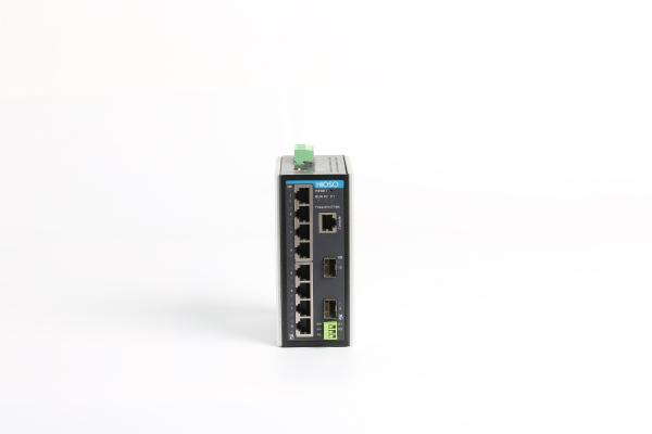 8 1000M Rj45 2 1000M SFP Ports Ethernet Switch Din Rail Mount Foway 4510TFSM