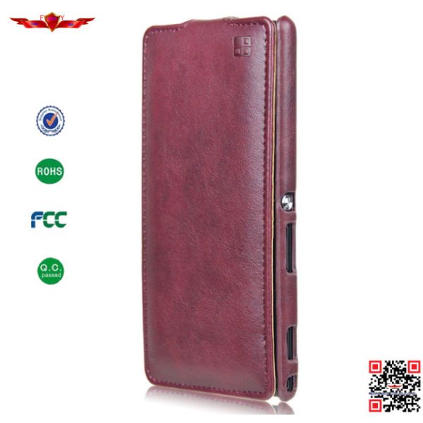 Hot Selling 100% Quality Guaranteed PU Flip Leather Cover Cases For Sony Xperia M2