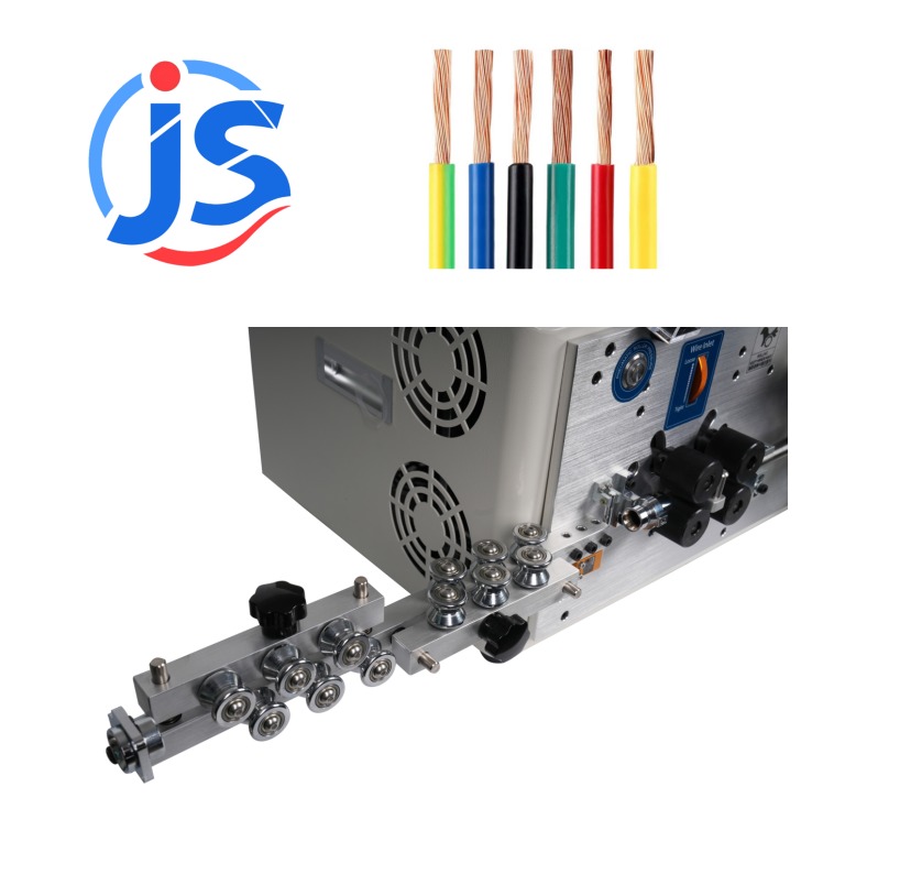 Automatic Wire Stripping Machine for PVC/Braided/Fiberglass Wire 1-80mm Strip Length
