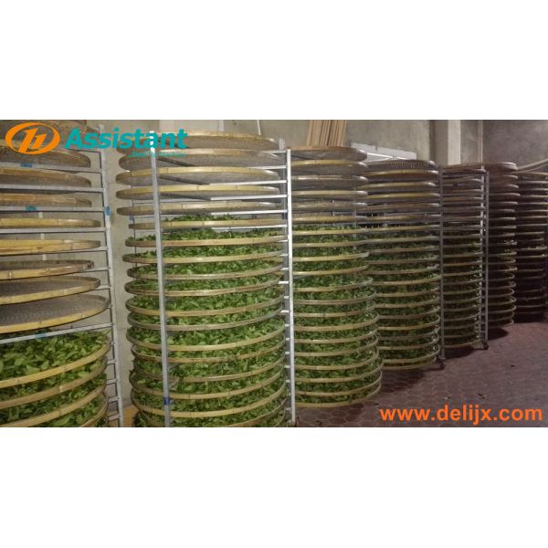 Stainless Steel or Bamboo Tea Withering Plate Pallet DL-TQJ-20 for 50kg/tine Capacity