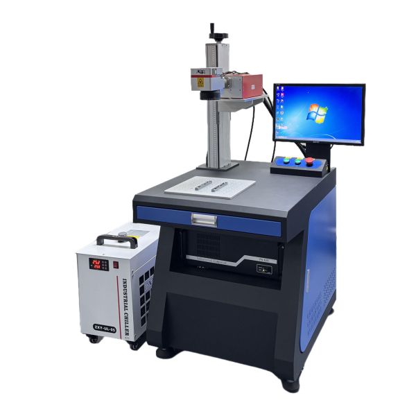 Compact UV Laser Marking Machine with UV Cold Light Technology and 100,000 Hours Lifetime for Fine Marking