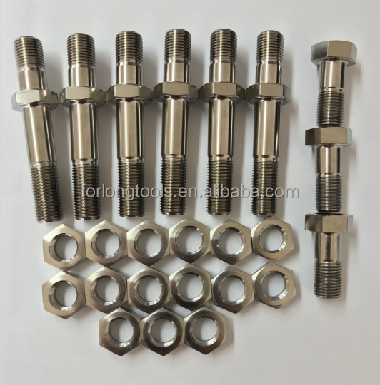 Universal Year N/M Titanium Sprintcar One Nut Radius Rod Bolt Kit for Motorsport Professionals Natural Universal