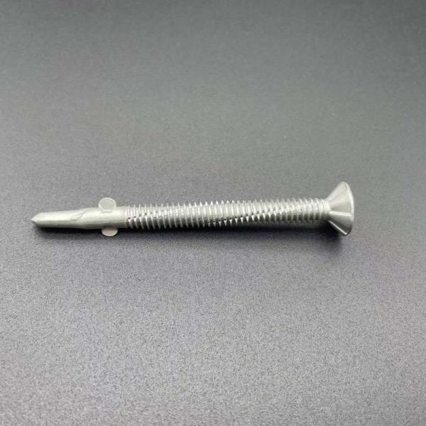 1000 Hour Plum Blossom Countersunk Self Drilling Screw With Groove