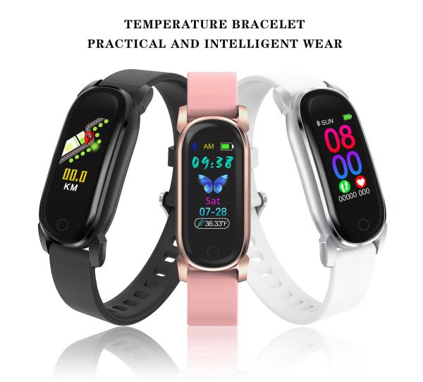 Square 0.96inch 90mah Waterproof Sport Smart Watch