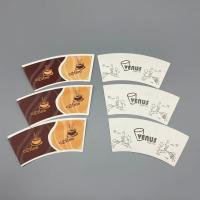 le bois de la fan 100% de tasse de papier de 160gsm 167gsm pâte le PE de matière première rayé