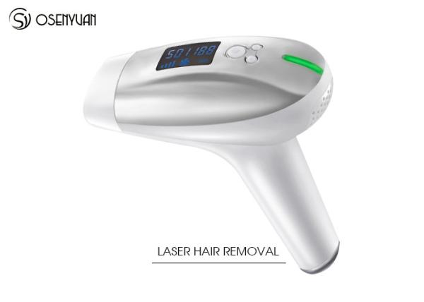 White ABS IPL Permanent Hair Removal Laser Machine 500000 Times Laser Flash