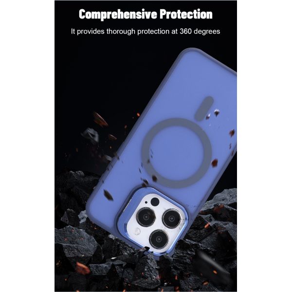 Military Grade Magnetic Phone Case With Metal Camera Stand