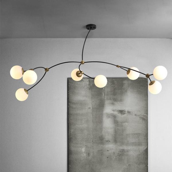 Nordic style lamps and lanterns IVY Pendant Lamp modern minimalist art magic bean chandelier(WH-MI-183)